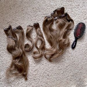 Cashmere Hair Beverly Hills Brunette Hair Extensions #6/10 16”